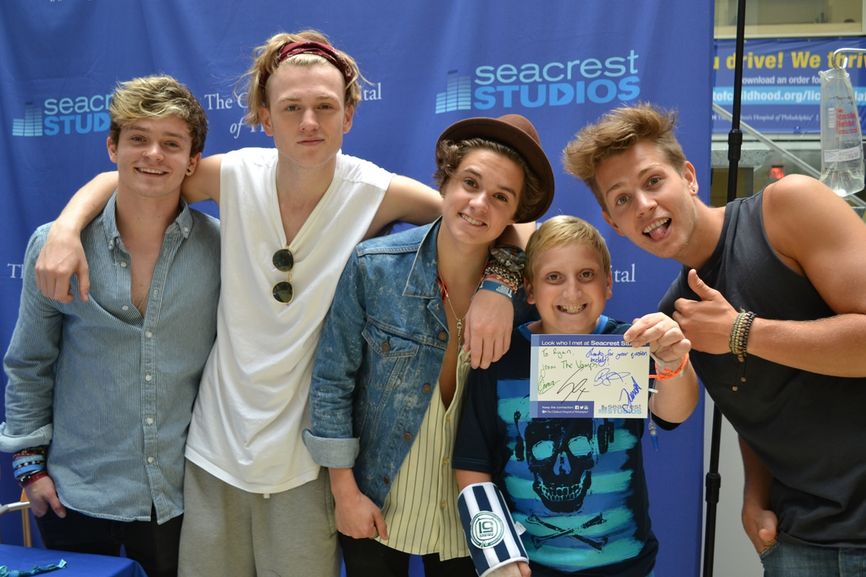 The Vamps Perform For Patients At Seacrest Studios