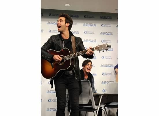 American Authors Sing 'Best Day Of My Life' in Seacrest Studios