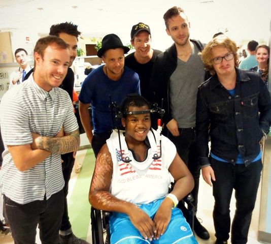 One Republic Hangs Out At Seacrest Studios In Charlotte!