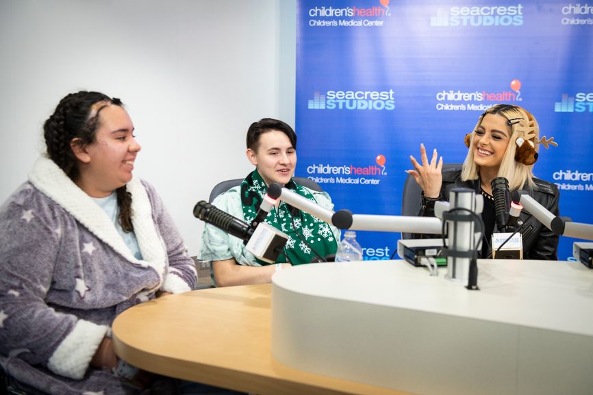 Patient’s Rap Skills Wow Bebe Rexha at Children’s Health in Dallas