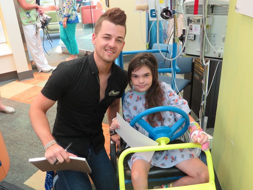 Chase Bryant Debuts New Song For Patients At Seacrest Studios Denver