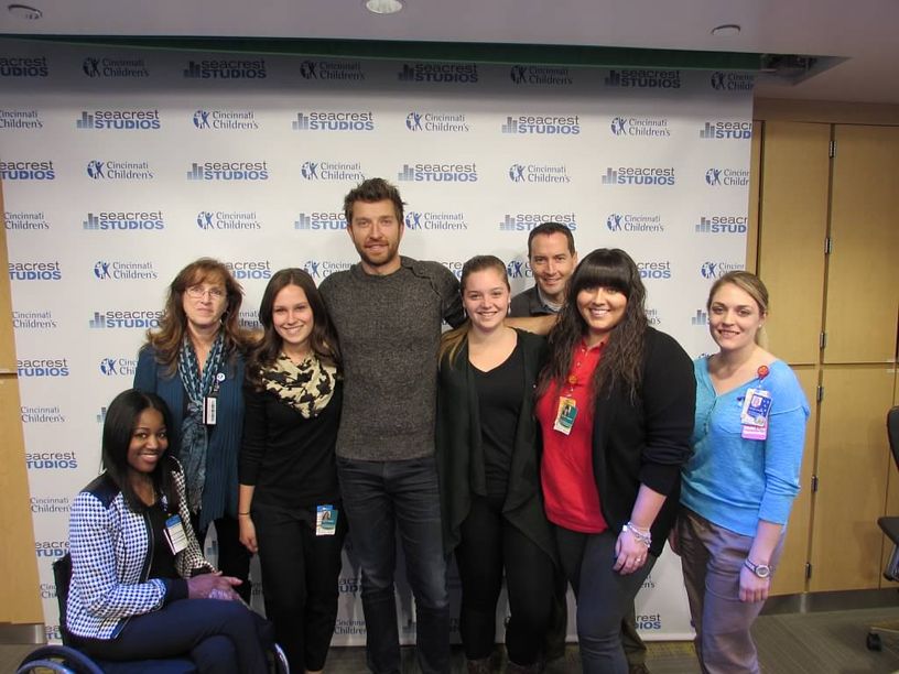 Brett Eldredge Makes His Second Visit To Seacrest Studios In Cincinnati