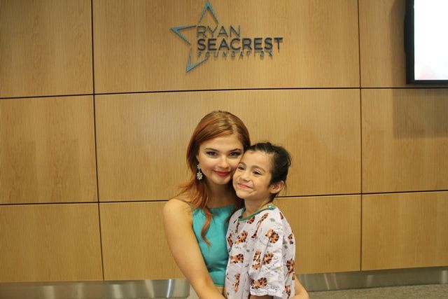 Stefanie Scott Shares the Love at Seacrest Studios