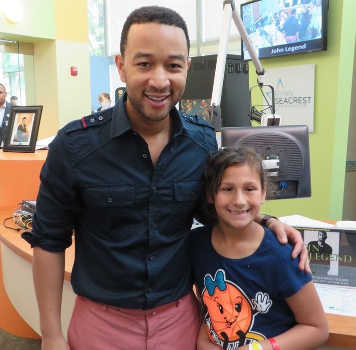 John Legend Sings 'All Of Me' At Seacrest Studios in Charlotte