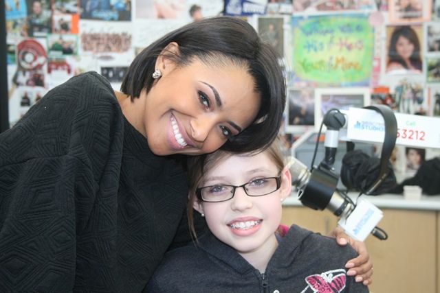 Kat Graham Spends Some Quality Time At Seacrest Studios