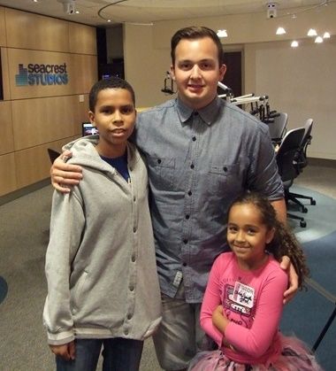 Noah Munck Makes It A Special Day At Seacrest Studios!