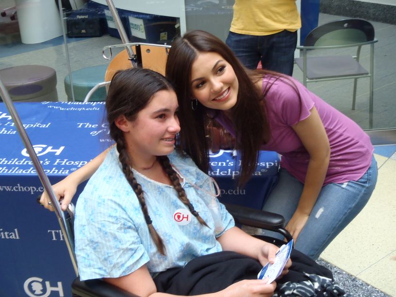 Victoria Justice Makes Her First Trip To Our CHOP Studio A Special One!