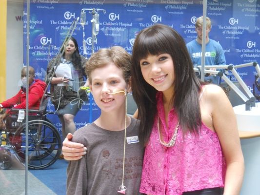 Carly Rae Jepsen makes her first trip to the studio at CHOP!