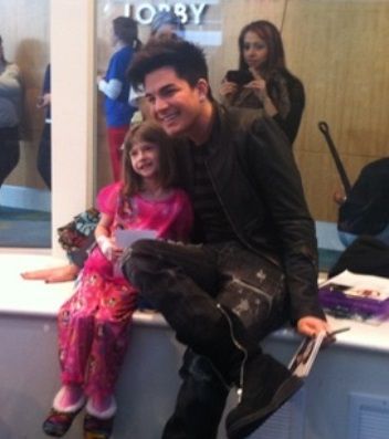 Adam Lambert Makes A Special Visit To CHOA!