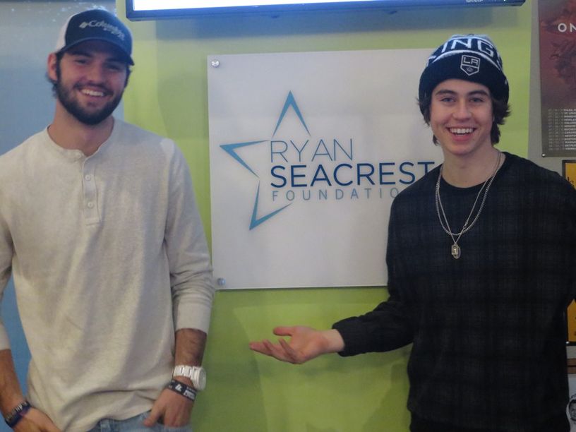 Nash And Will Grier Visit Seacrest Studios In Their Hometown