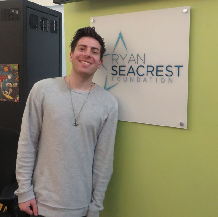 Hoodie Allen Performs At Seacrest Studios in Charlotte