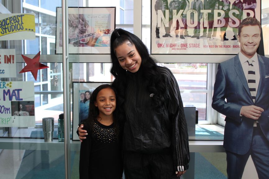 Ella Mai Brightens The Day At CHOA!