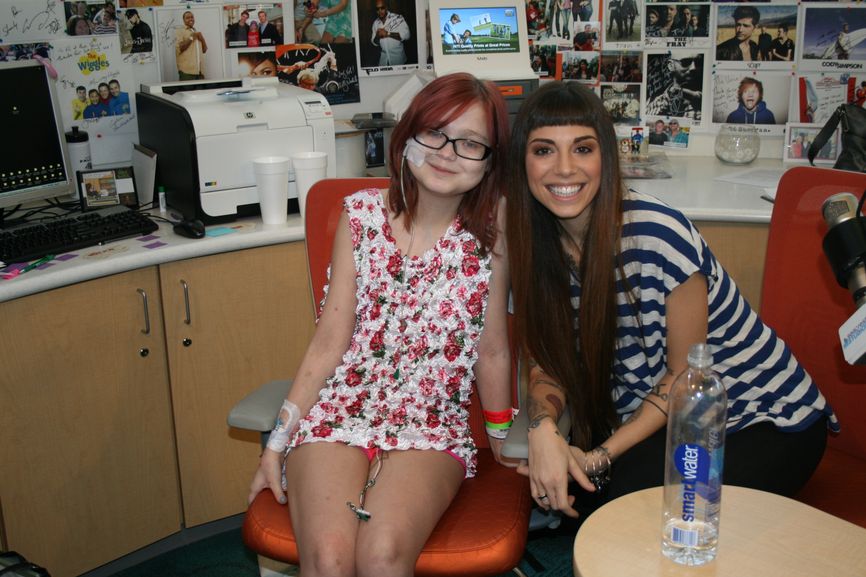 Christina Perri Sings 'Human' At Seacrest Studios