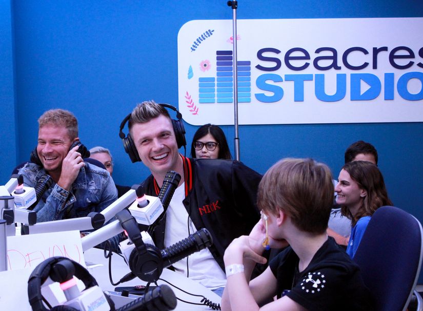 Backstreet Boys’ Brian Littrell and Nick Carter Light Up Boston Children’s Hospital!