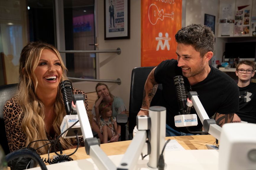 Carly Pearce and Michael Ray Takeover Seacrest Studios During Wedding Week!