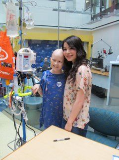 Miranda Cosgrove, Greyson Chance Visit The Voice at CHOP