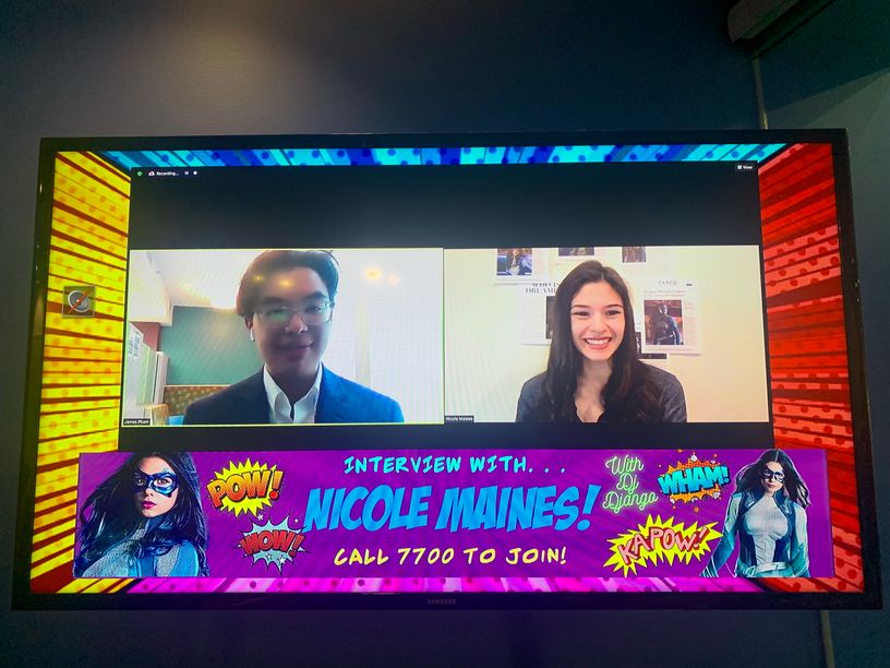 Nicole Maines Helps Patients Discover Superpowers Within