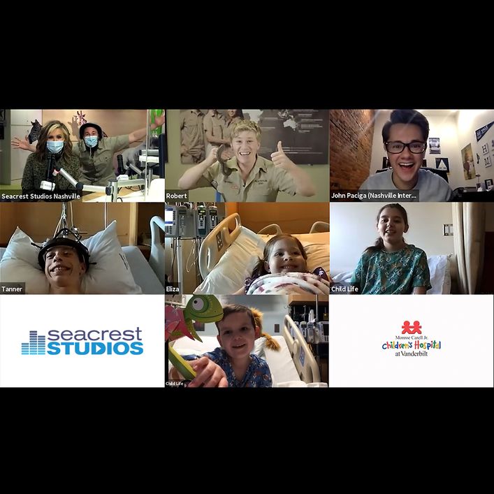 CRIKEY!  Robert Irwin Visits Seacrest Studios Nashville