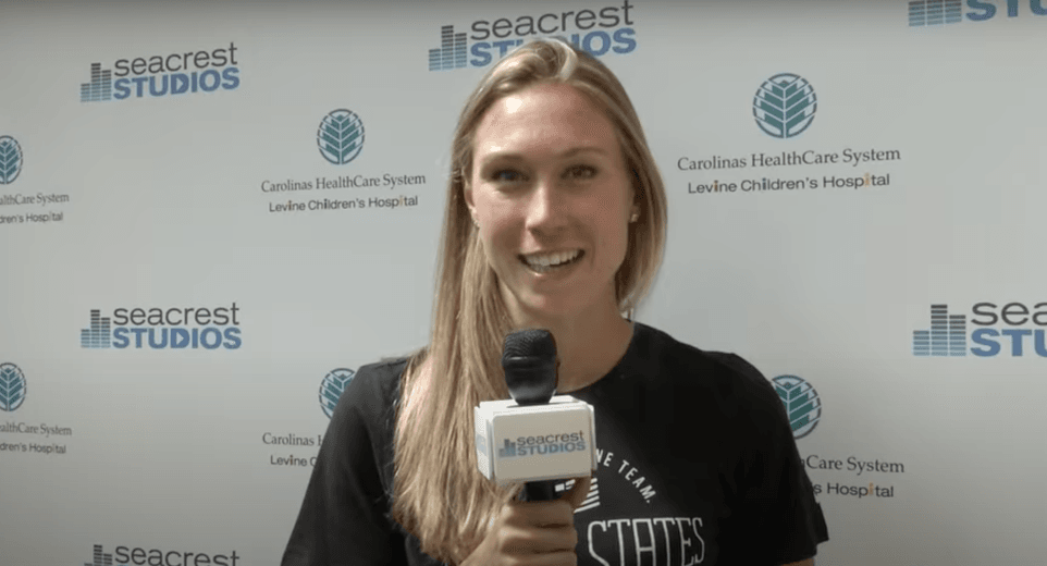 U.S. Women's Soccer Player Whitney Engen Inspires Patients At Seacrest Studios