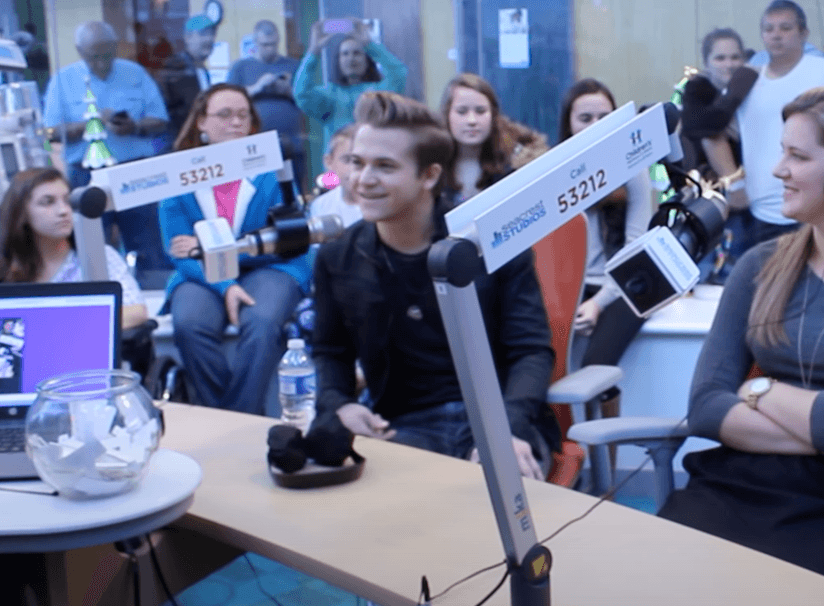 Hunter Hayes Interviewed By Patients At Seacrest Studios