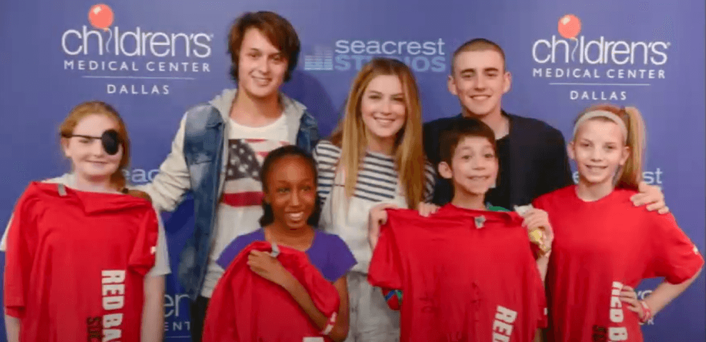 Patients Share Jokes And Snacks With Stars Of Red Band Society