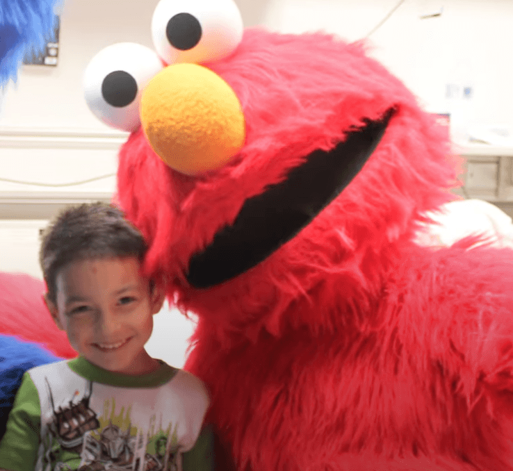 A Sunny Day at Seacrest Studios With Elmo and Cookie Monster