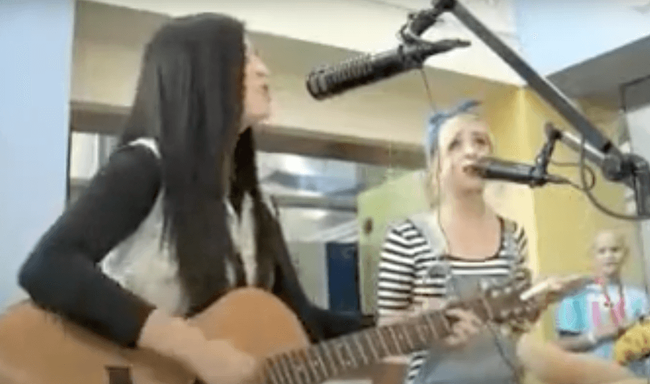 Megan and Liz Play Dress Up At Seacrest Studios