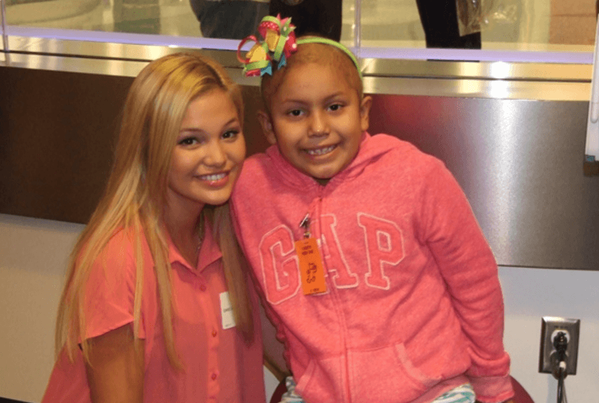 Olivia Holt Kicks It At Seacrest Studios!