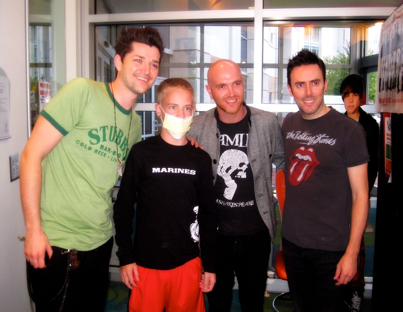 The Script Makes Their First Visit To CHOA!