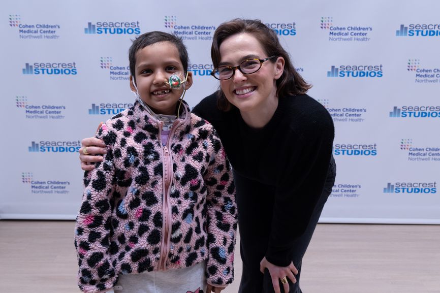 “Our Town” Star Zoey Deutch Visits Patients at Seacrest Studios New York