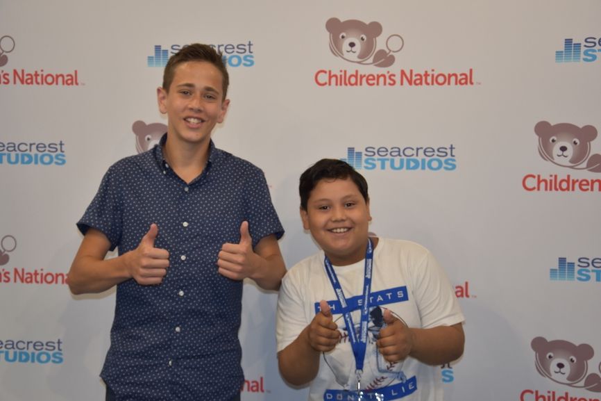 Tyler Miller Sings For Patients In Seacrest Studios Washington D.C.