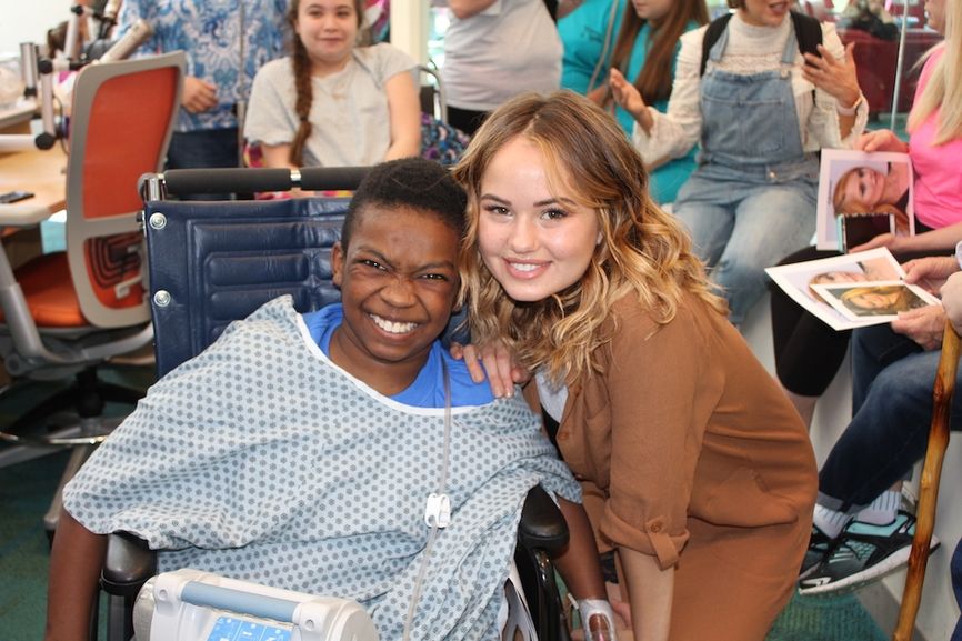 Debby Ryan and the cast of 'Insatiable' Visit Seacrest Studios Atlanta