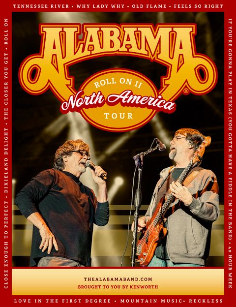 ALABAMA Announces 2024 Roll On II North America Tour, Presented by Kenworth