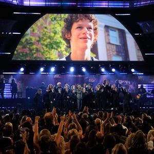 Campers on stage Campers on stage