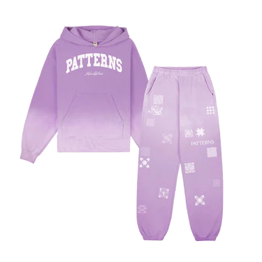 Patterns Sweatsuit $175