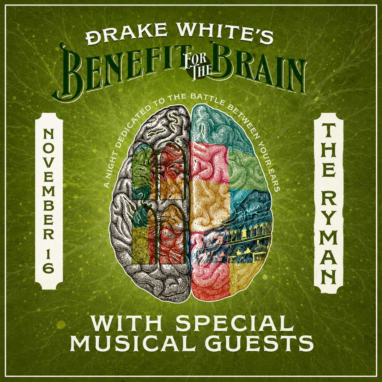 Drake White's Benefit for the Brain