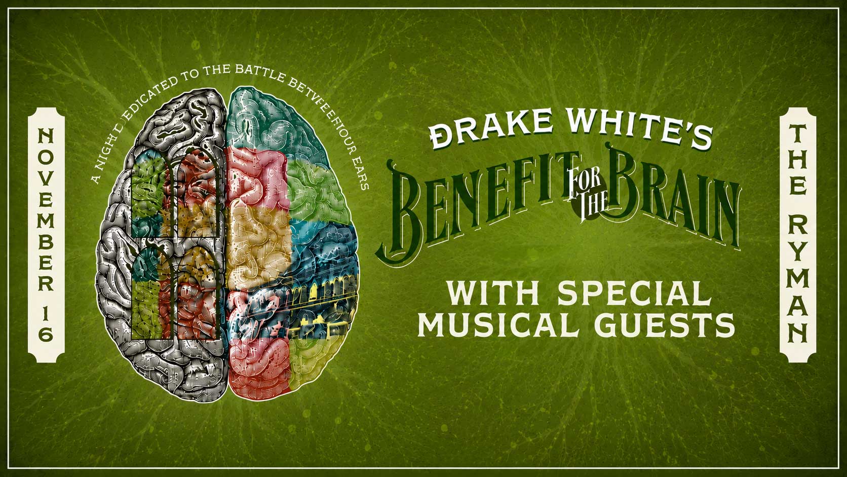 Drake White's Benefit for the Brain