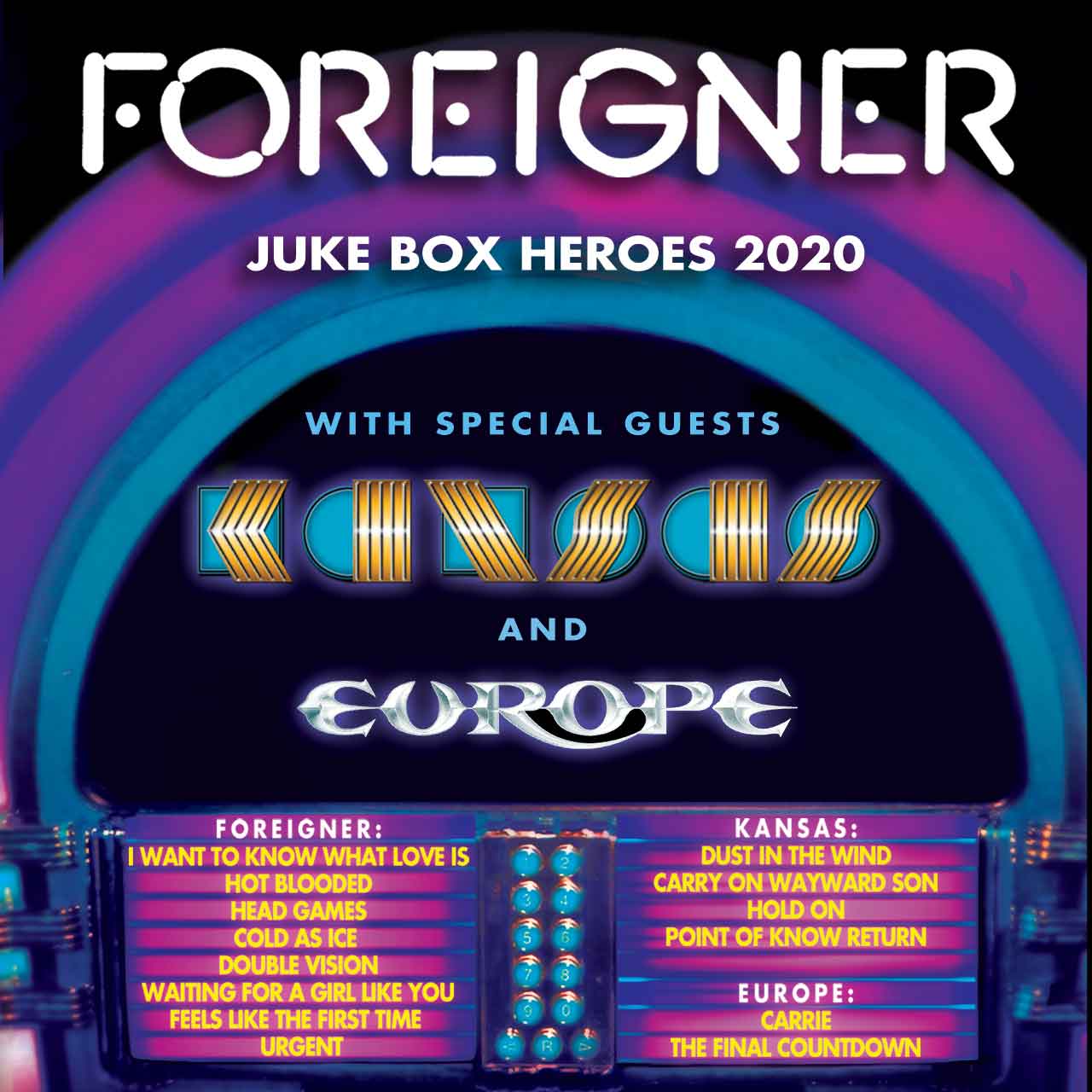 Juke Box Heroes Tour 2020
