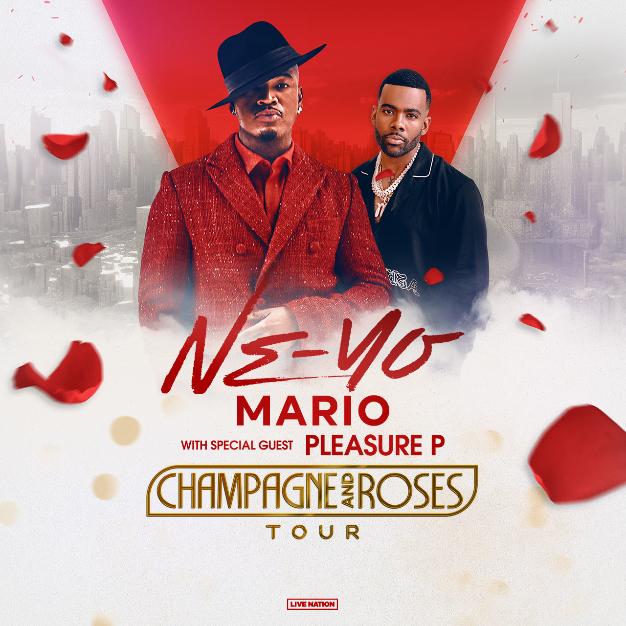 ne yo champagne and roses tour