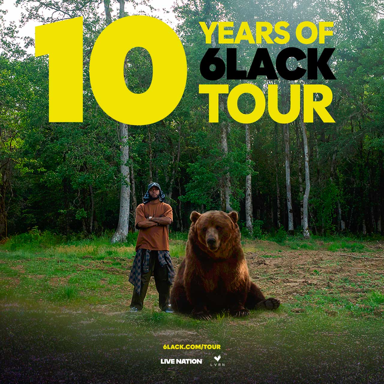 10 Years of 6LACK Tour