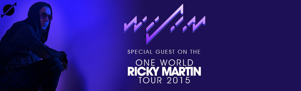 Special guest on the Ricky Martin One World Tour 2015