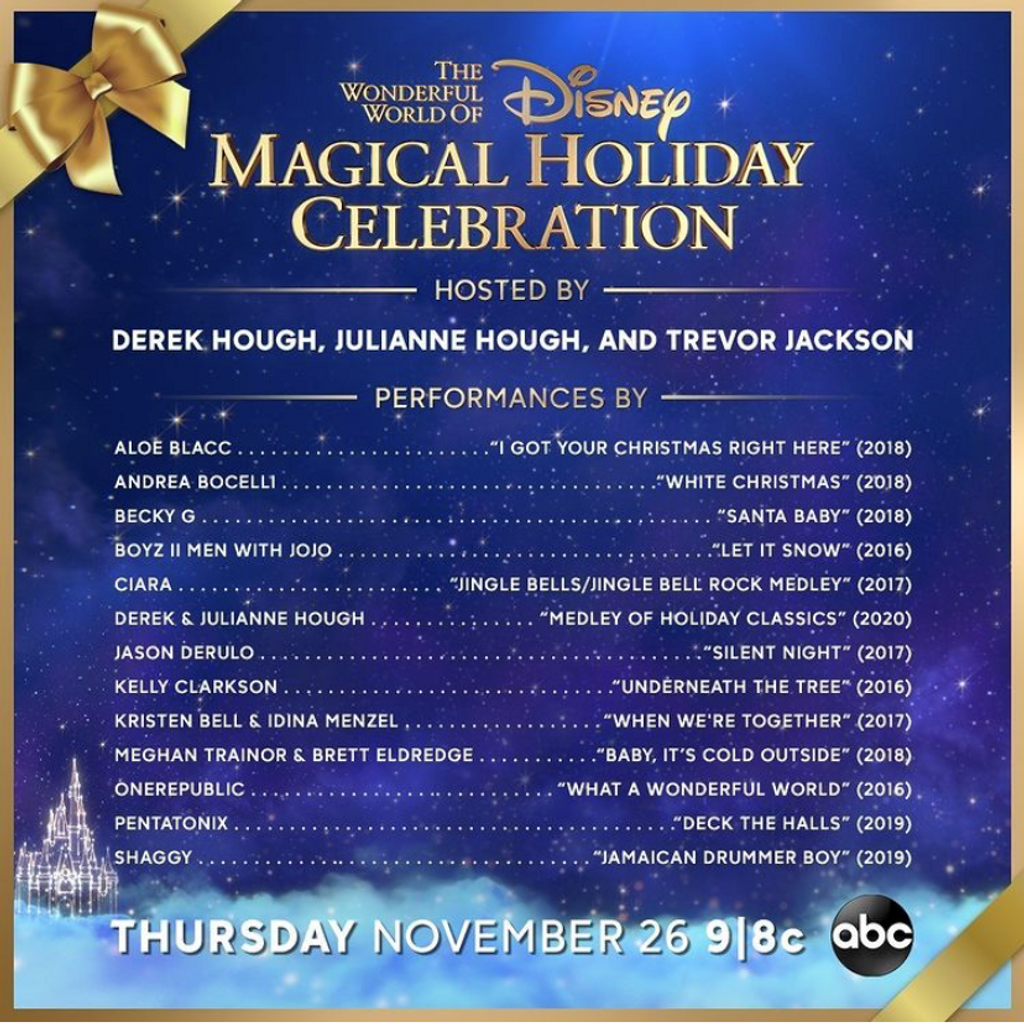 The Wonderful World of Disney Magical Holiday Celebration Brett Eldredge