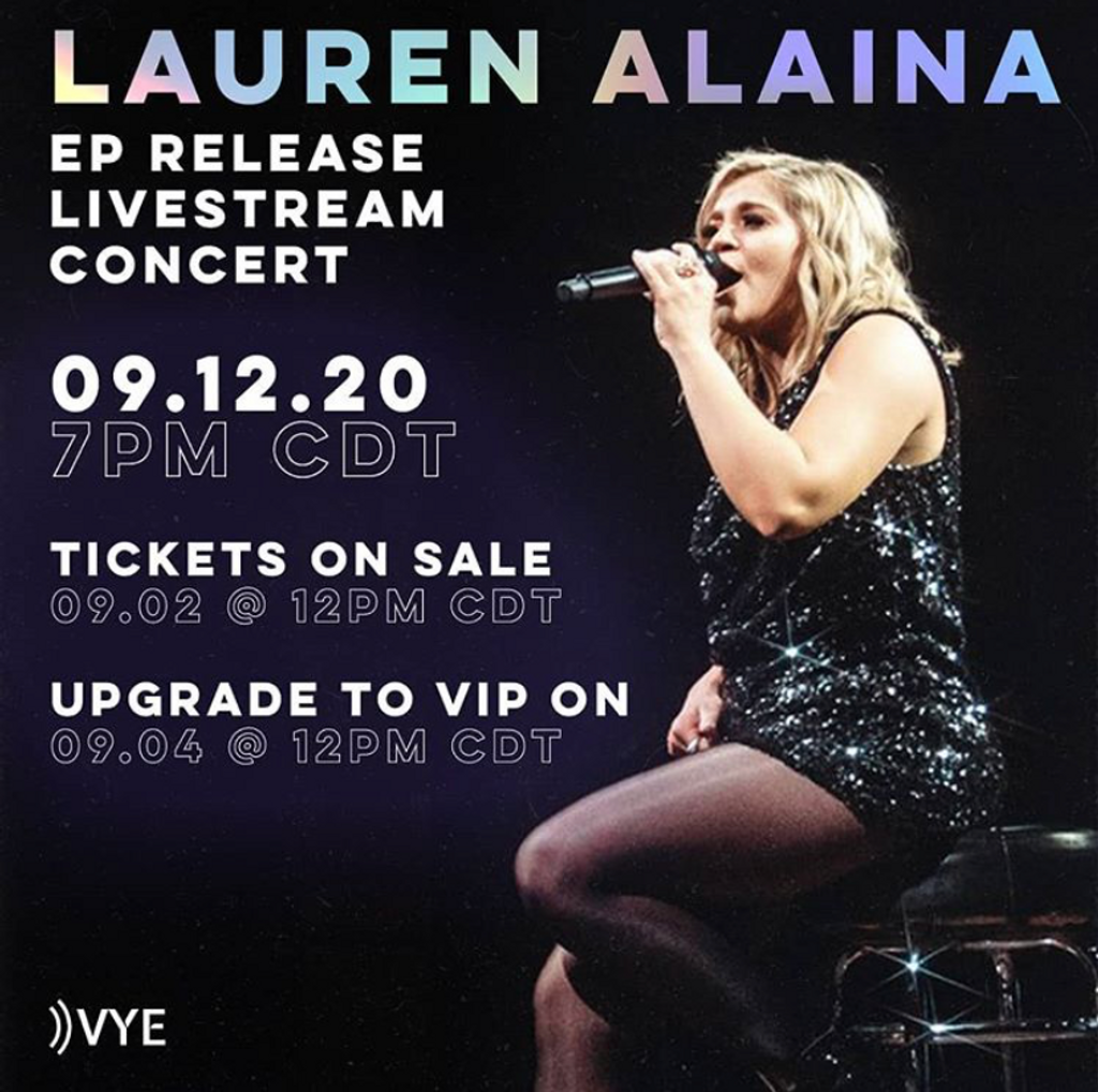 EP Release Livestream Concert Lauren Alaina