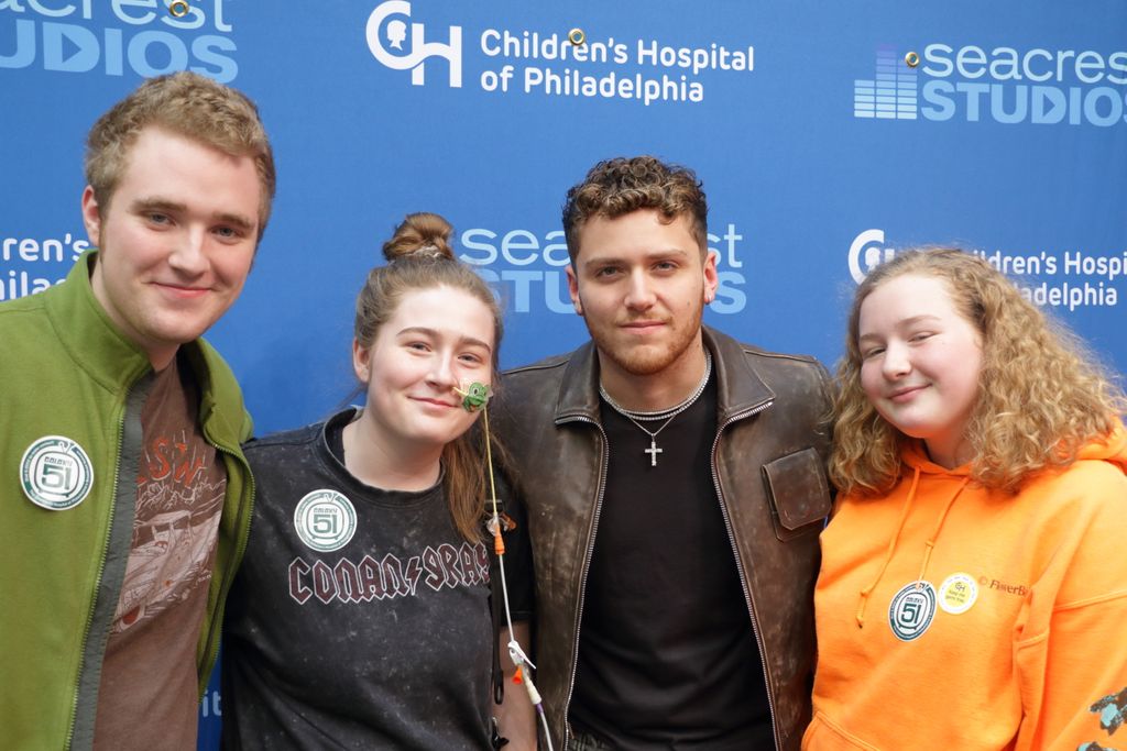 Bazzi Plays Whisper Challenge At CHOP!