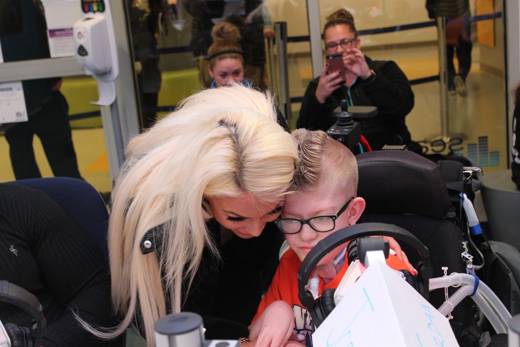 WWE Smackdown in Seacrest Studios at Boston Childrens Hospital