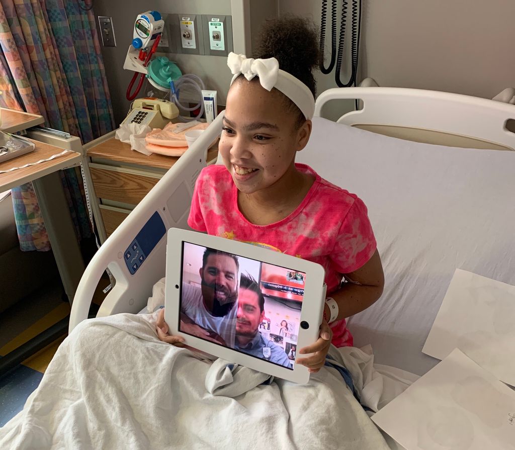 Two Virtual Visits with Jordan Davis in One Day: CHOP + Cincinnati Childrens