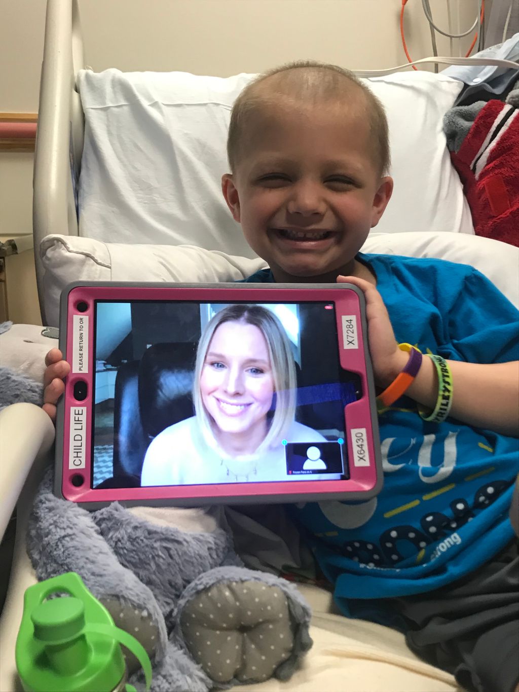 With Kristen Bell, “Love is an Open Door!”