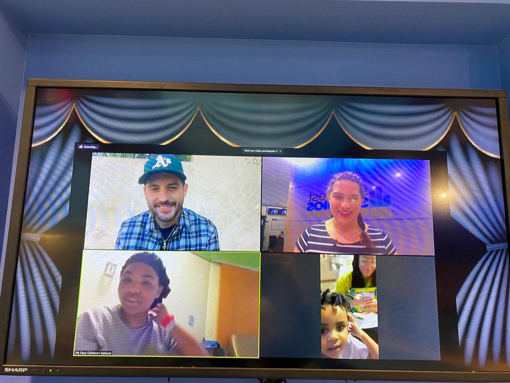 G-Eazy Calls Into Seacrest Studios at Childrens National Hospital