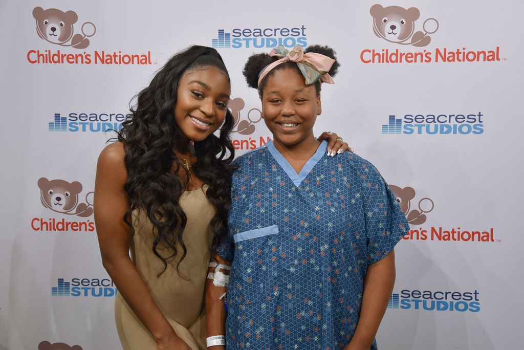 Normani Plays Dancing With Seacrest Studios at Childrens National!