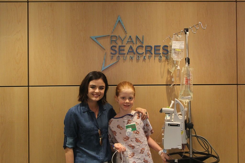 Lucy Hale Talks Music And TV At Seacrest Studios